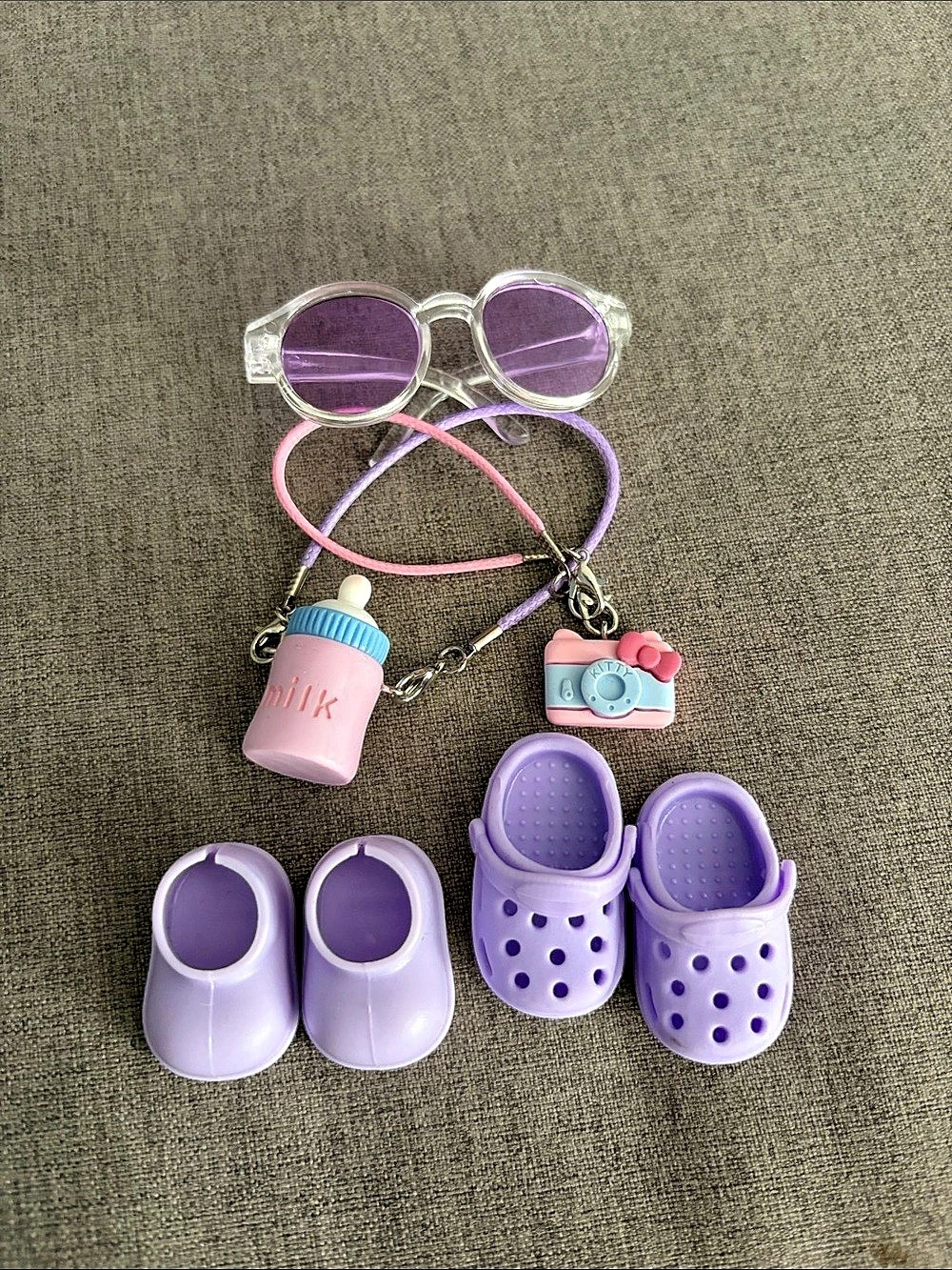 Labubu or XS Doll Purple Accessory Set